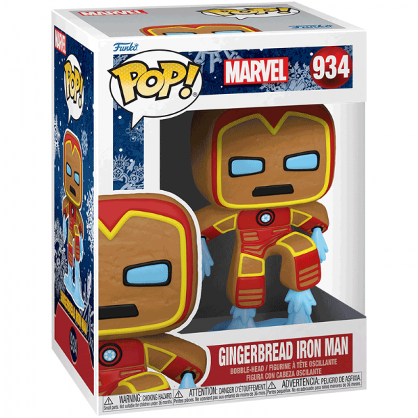 FUNKO POP! - MARVEL - Holiday Gingerbread Iron Man #934